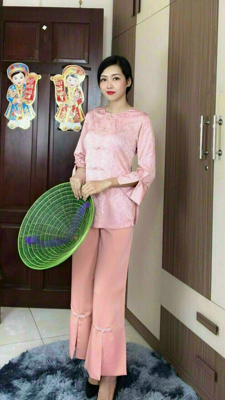 Bà ba cách tân cao cấp (hồng)